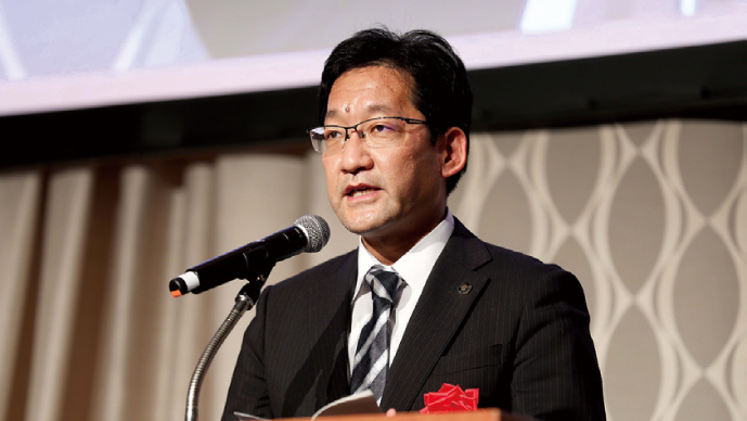 内田広之氏の講演の様子