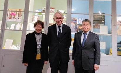 リンドクヴィスト博士との記念撮影