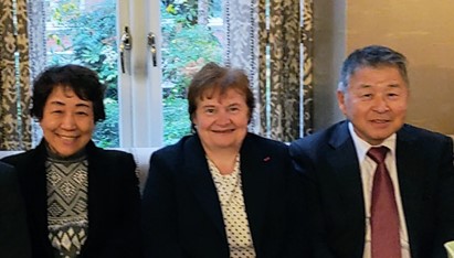 レイモン博士との記念撮影